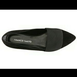 Franco Sarto Black Flats 9.5 HUDSON